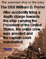 On a secret mission across the Atlantic during WWII, everything that could go wrong did, and the career of the captain went right into the head.